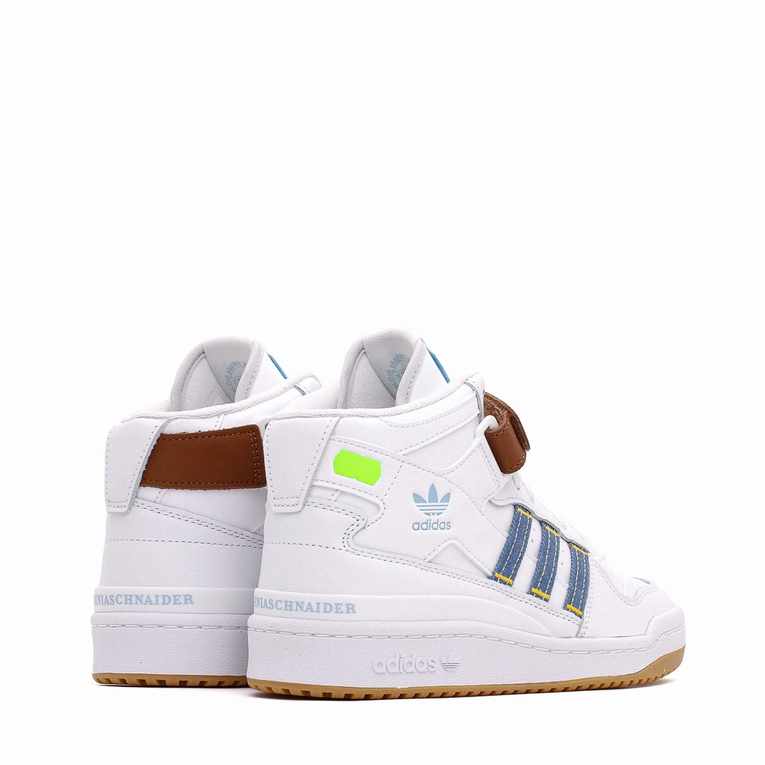 Adidas Originals Women Forum Mid x KSENIASCHNAIDER White IF7714 Soft Glide