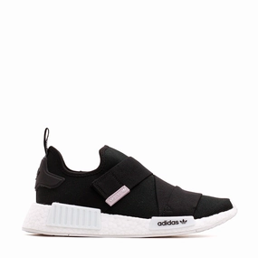 Adidas Originals Women NMD R1 Boost Black White GW5698 Wave View Cloud Comfort Footwear