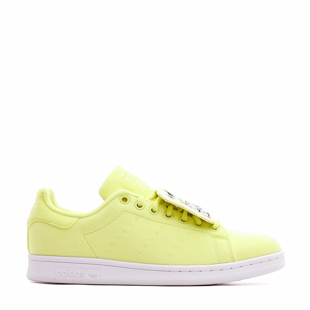 Adidas Originals Women Stan Smith Yellow GX8553 Airport Walk Beach Friendly