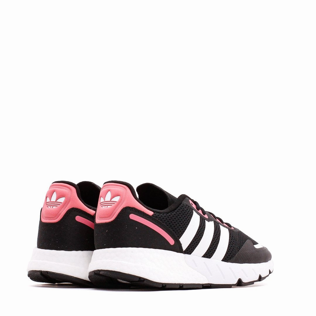 Adidas Originals Women ZX 1K Boost Black Rose FX6872 Pull on
