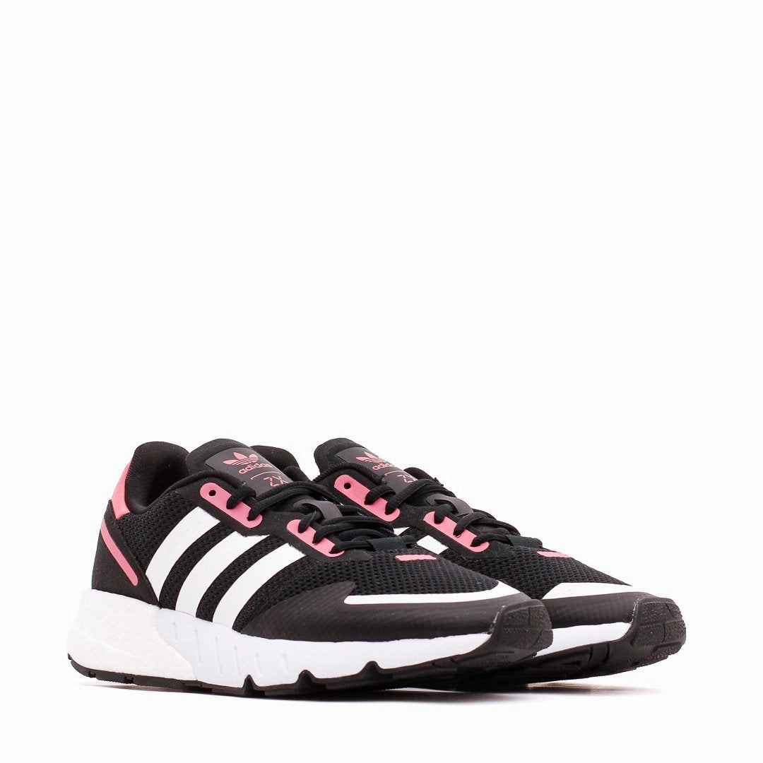 Adidas Originals Women ZX 1K Boost Black Rose FX6872 Pull on