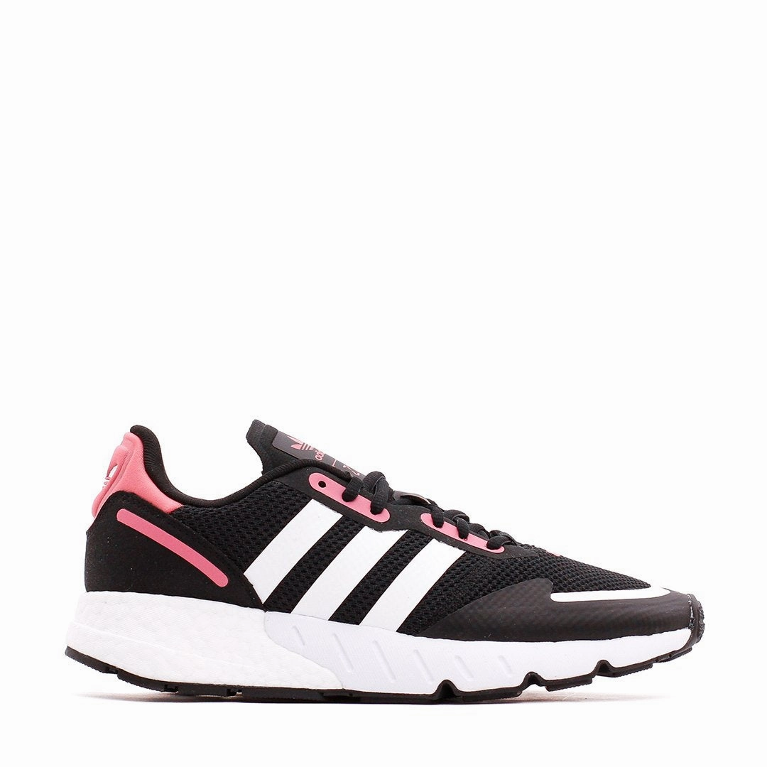 Food Glow Adidas Originals Women ZX 1K Boost Black Rose FX6872