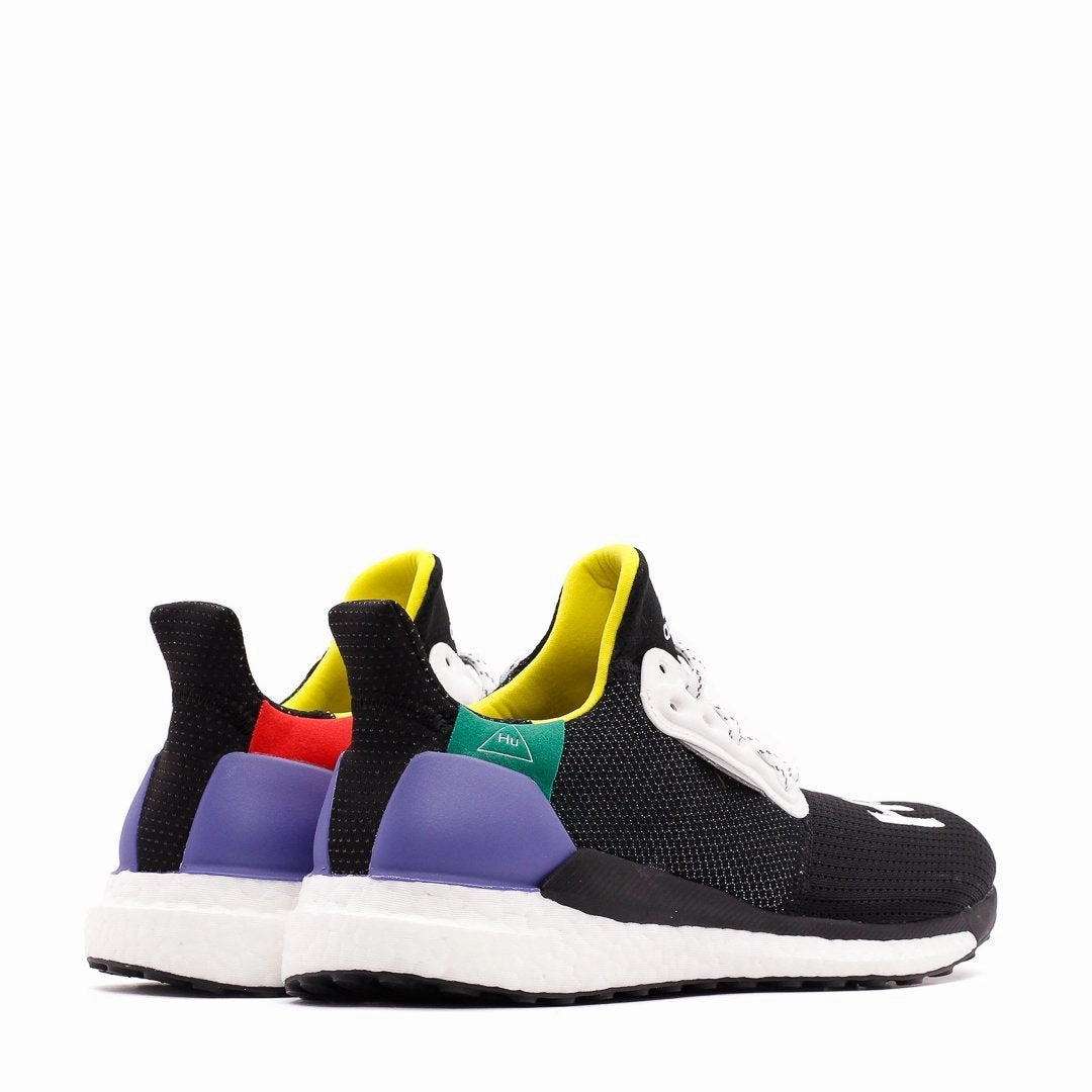 Adidas Originals x Pharrell Williams Solar HU Glide Boost Black BB8041 Premium Cushion