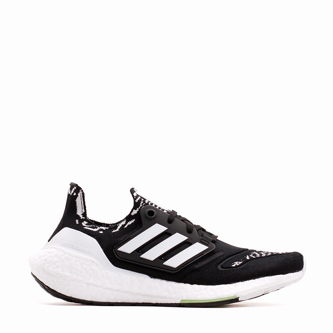 Adidas Running Women Ultraboost 22 Black White GX8019 Sleek Profile