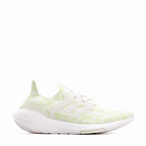 Adidas Running Women Ultraboost 22 Yellow White GX6302 Soft Step Design Swing Hike