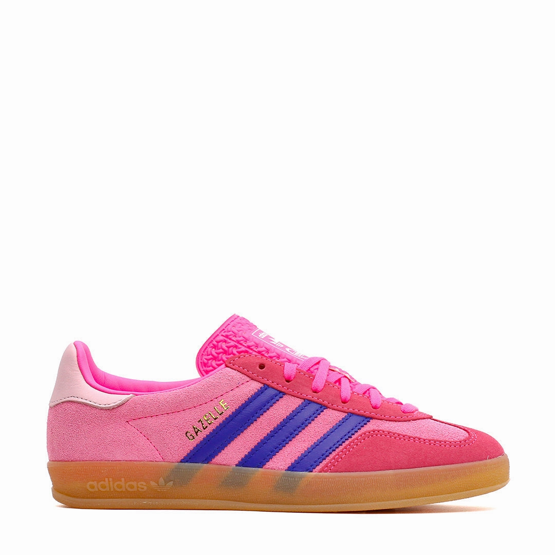 Adidas Women Gazelle Indoor Lucid Pink Purple JQ0194 Quick Glide-Step