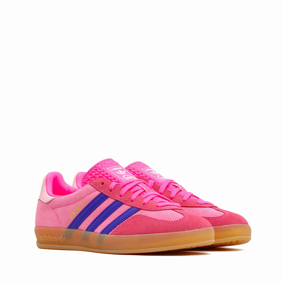 Adidas Women Gazelle Indoor Lucid Pink Purple JQ0194 Quick Glide-Step