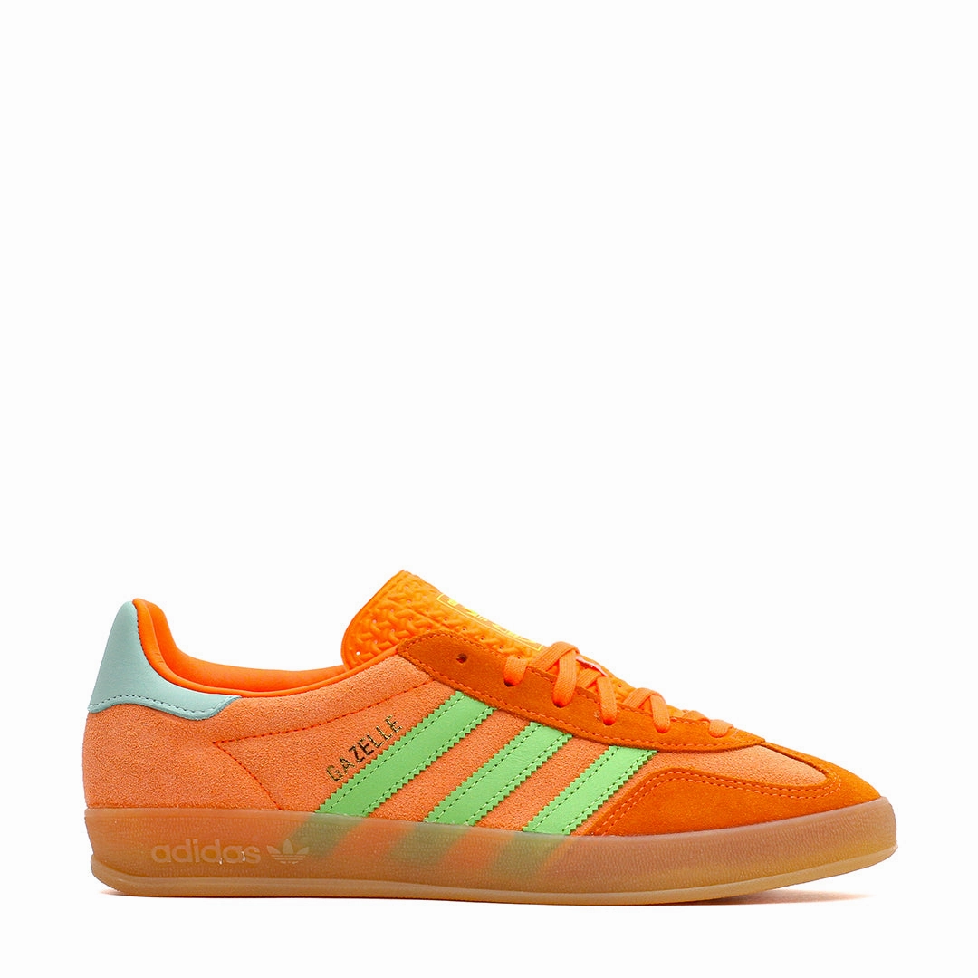 Fashionable Walk Skip Hike Adidas Women Gazelle Indoor Solar Orange Clear Mint JQ0193