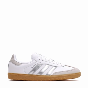 Adidas Women Samba OG White Silver Core JI2725 Friend Time Drink Glow