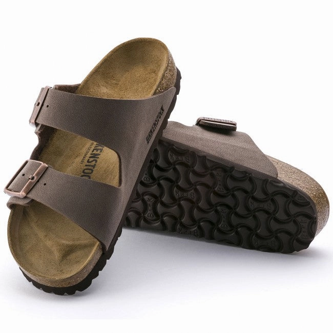 Affordable Footwear Birkenstock Adults Arizona Birki-Buc - Mocca - Narrow