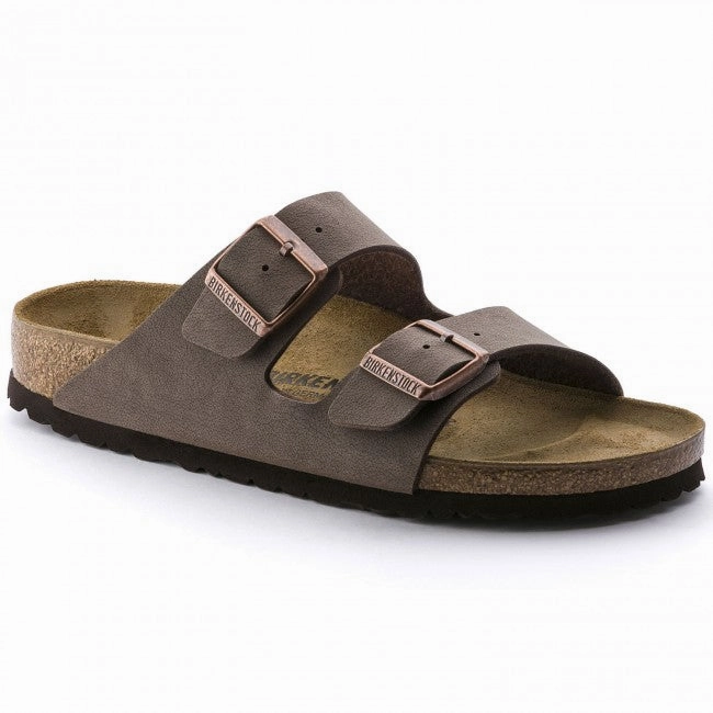 Affordable Footwear Birkenstock Adults Arizona Birki-Buc - Mocca - Narrow