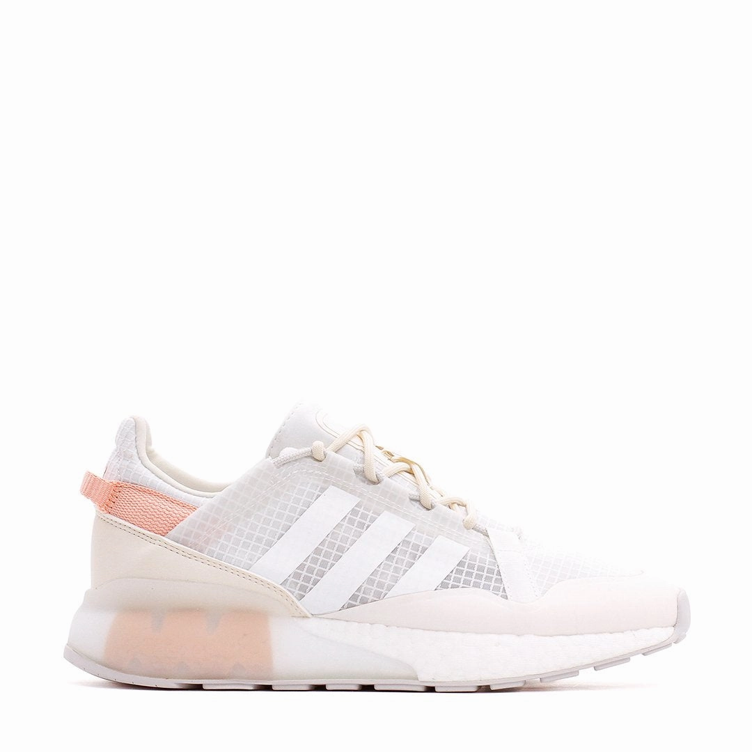 Air Ease Adidas Originals Women ZX 2K Boost Pure White G55514