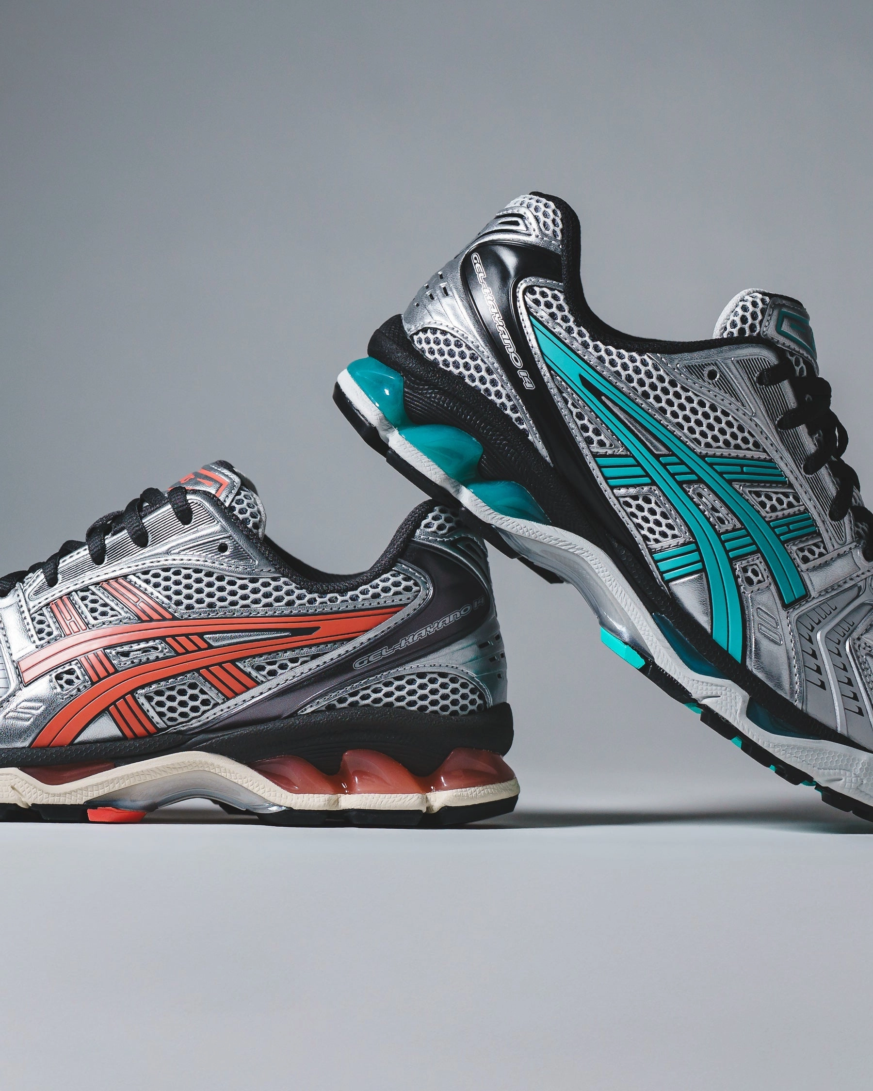 Air Flow Asics Unisex Gel-Kayano 14 White Waterfall 1203A740-100