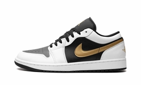 Light Hike Glow Run Air Jordan 1 Low 'Gold Swoosh'