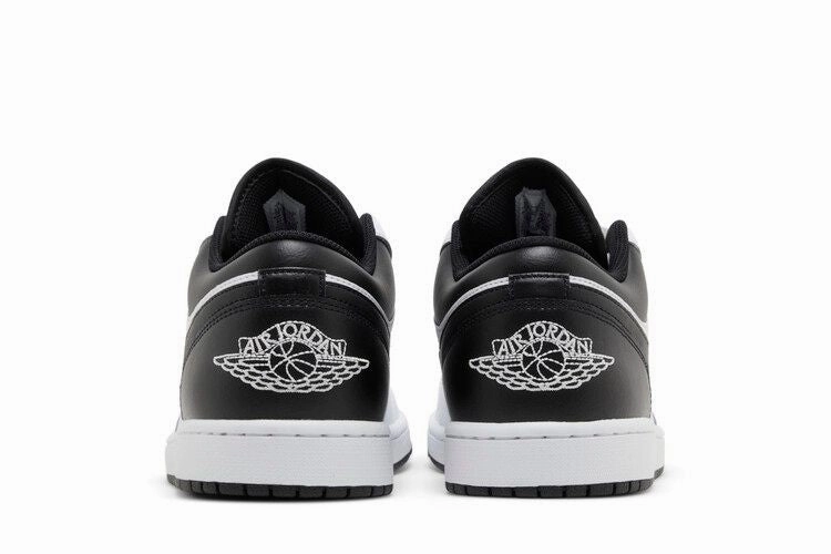 Air Jordan 1 Low 'White Black' Fashionable Comfort