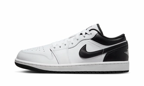 Foot Hug Air Jordan 1 Low 'White Black'