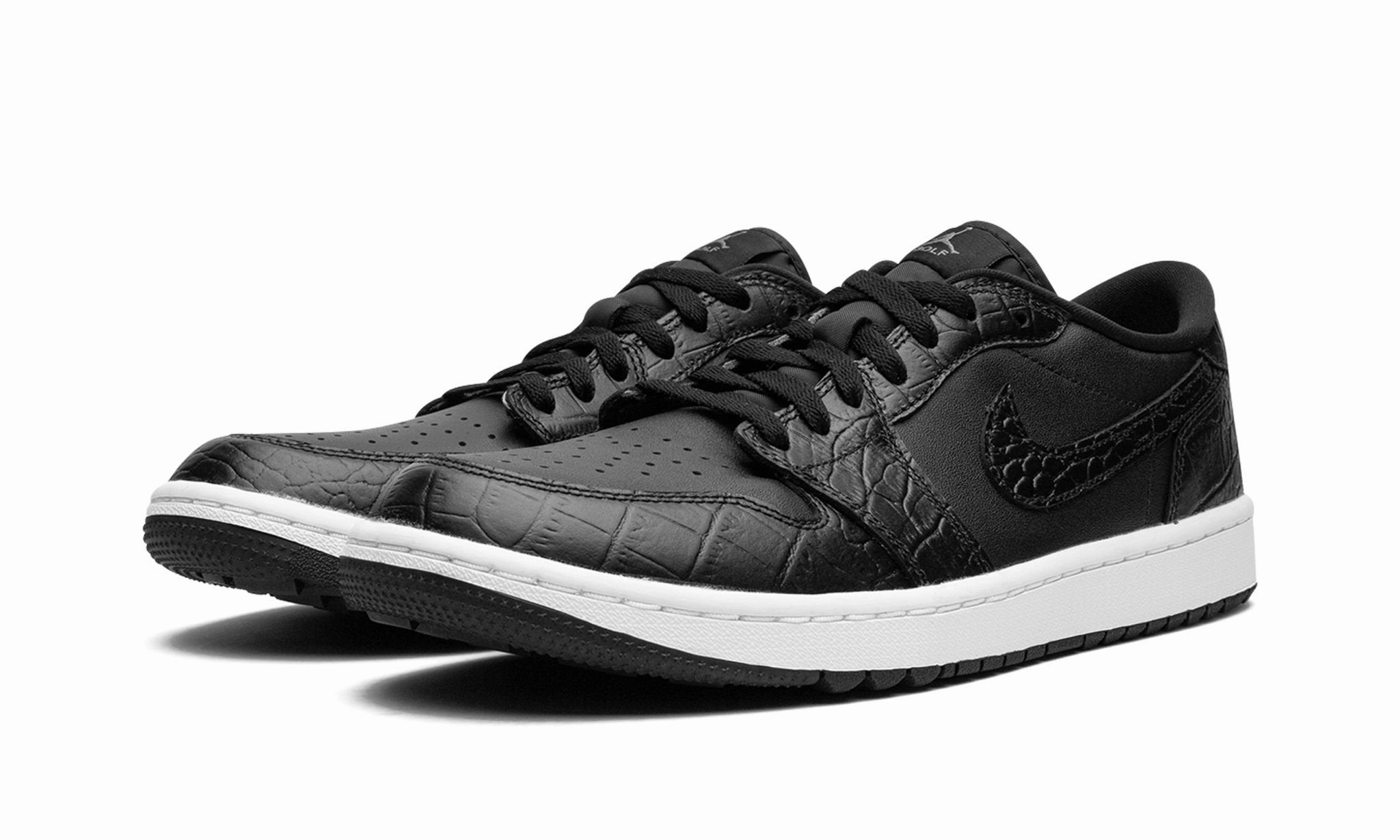 Air Jordan 1 Low Golf Black Croc Soft cushion