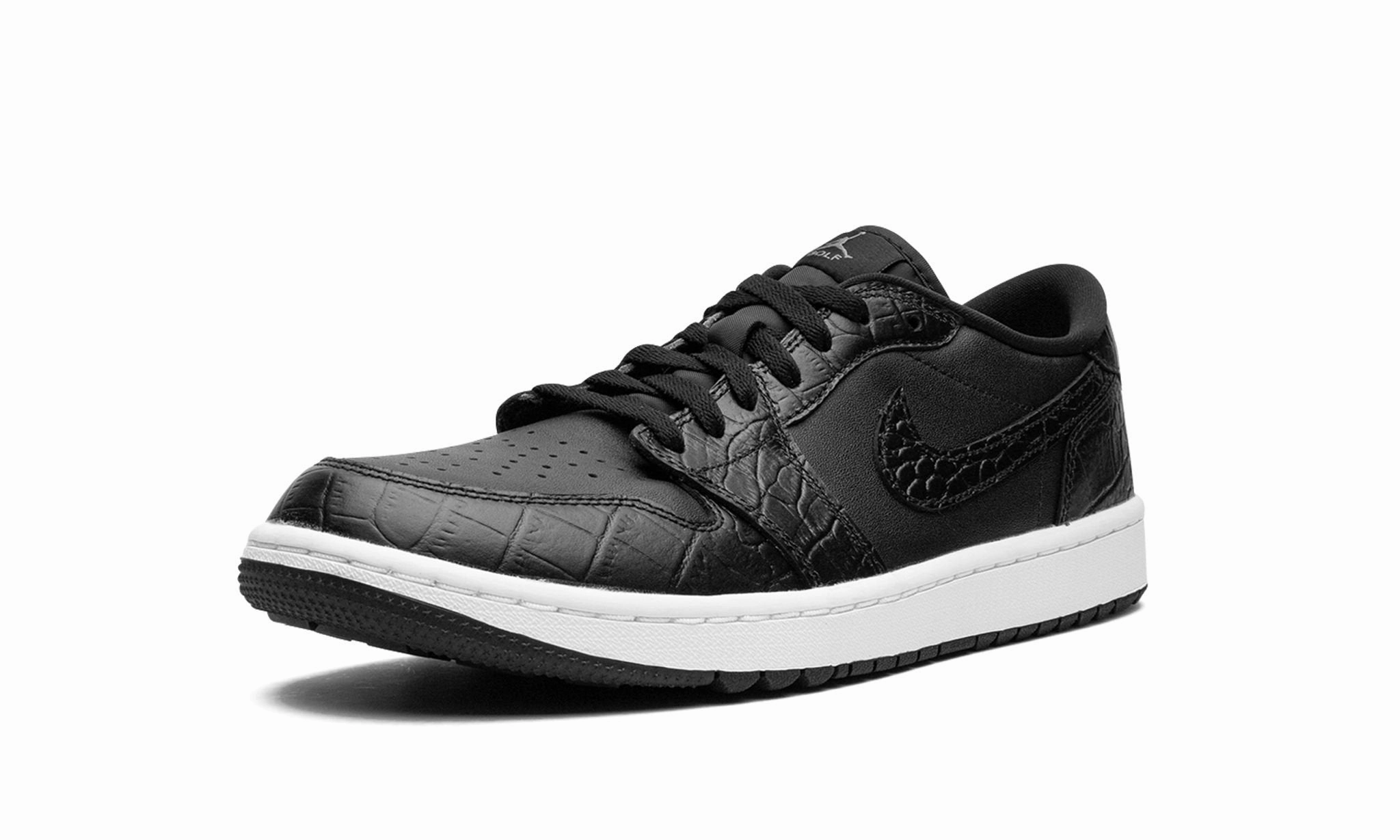 Air Jordan 1 Low Golf Black Croc Soft cushion