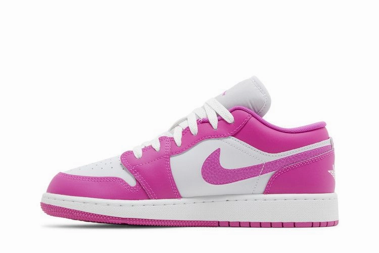 Air Jordan 1 Low GS 'Fire Pink' Quick Walk