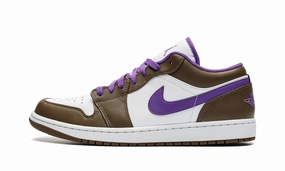 Air Jordan 1 Low Purple Mocha/Palomino Family Fit Low Cut