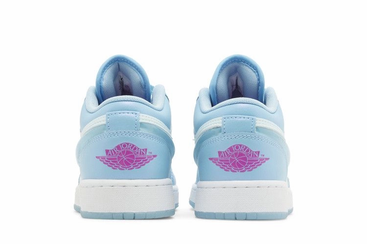 Air Jordan 1 Low SE GS 'Aquarius Blue' Urban Step-On Move Layer
