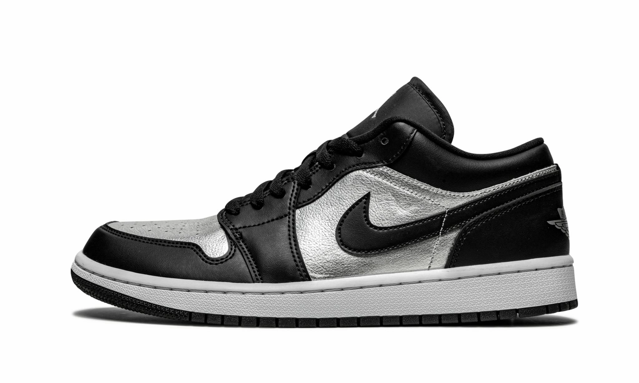 Concert Style Animal Touch Air Jordan 1 Low Silver Toe