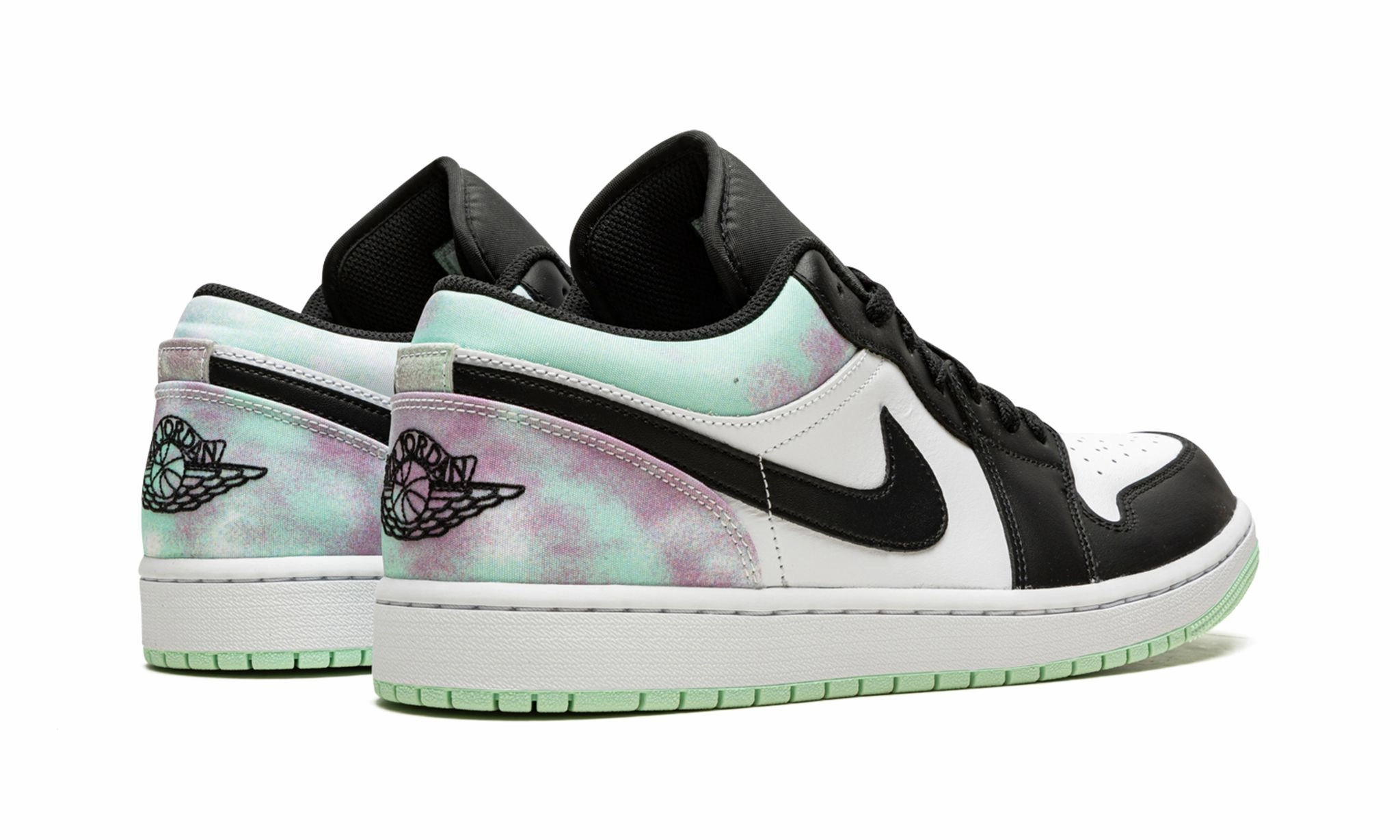 Air Jordan 1 Low TieDye Light Walk-Step Glide-Out