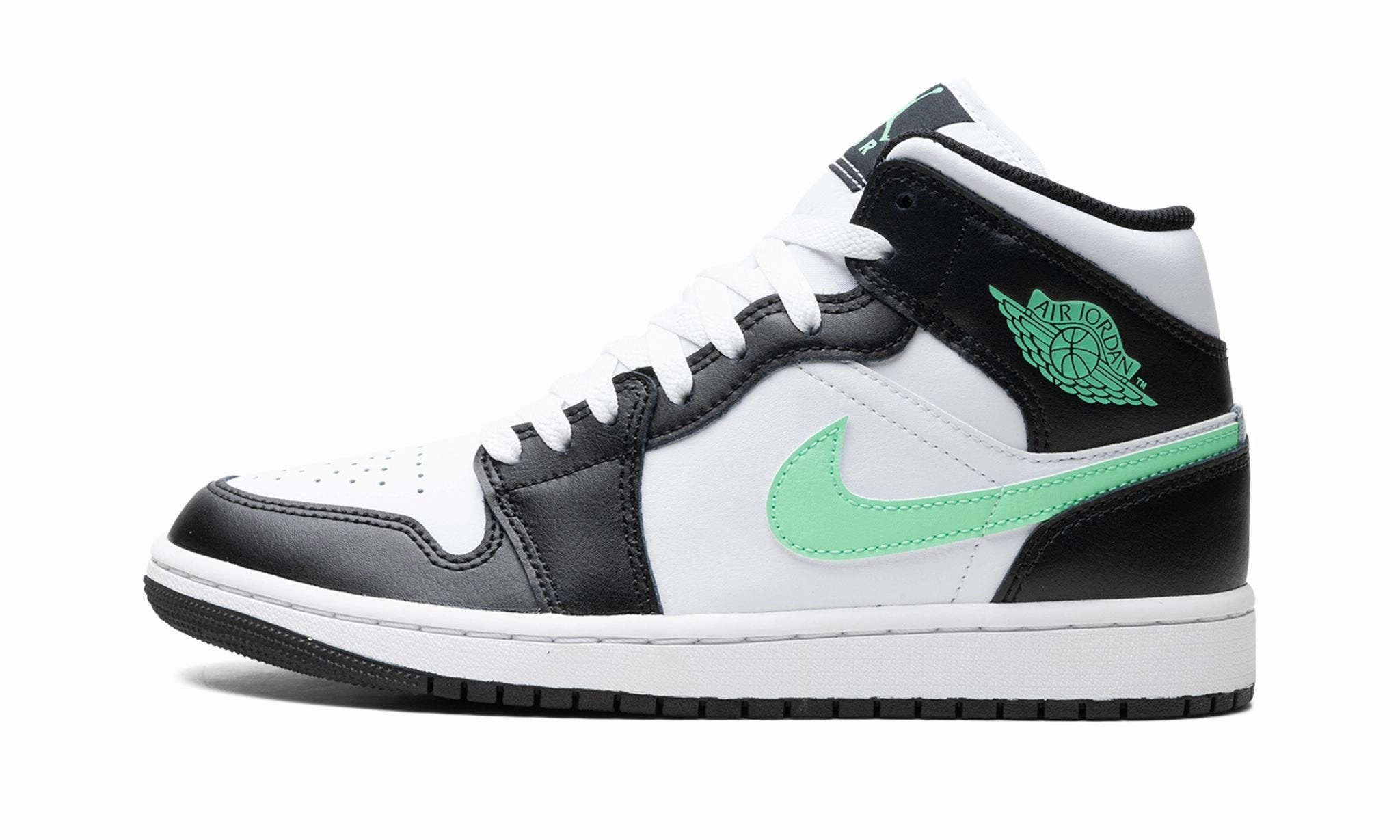 Reel Fit Travel Edge Air Jordan 1 Mid 'Green Glow'