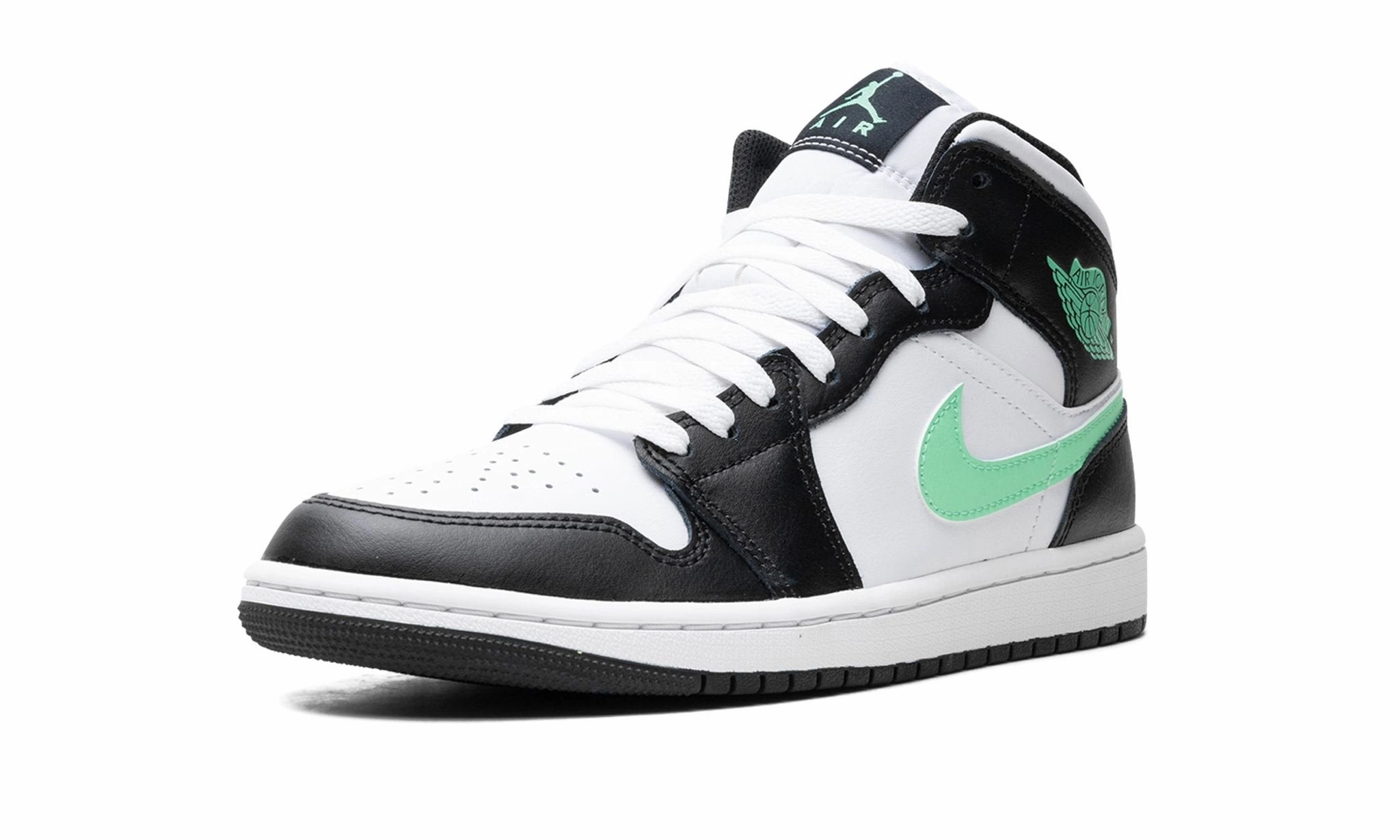 Air Jordan 1 Mid 'Green Glow' Sturdy sole