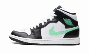 Everyday Classic Back Pull Air Jordan 1 Mid 'Green Glow'