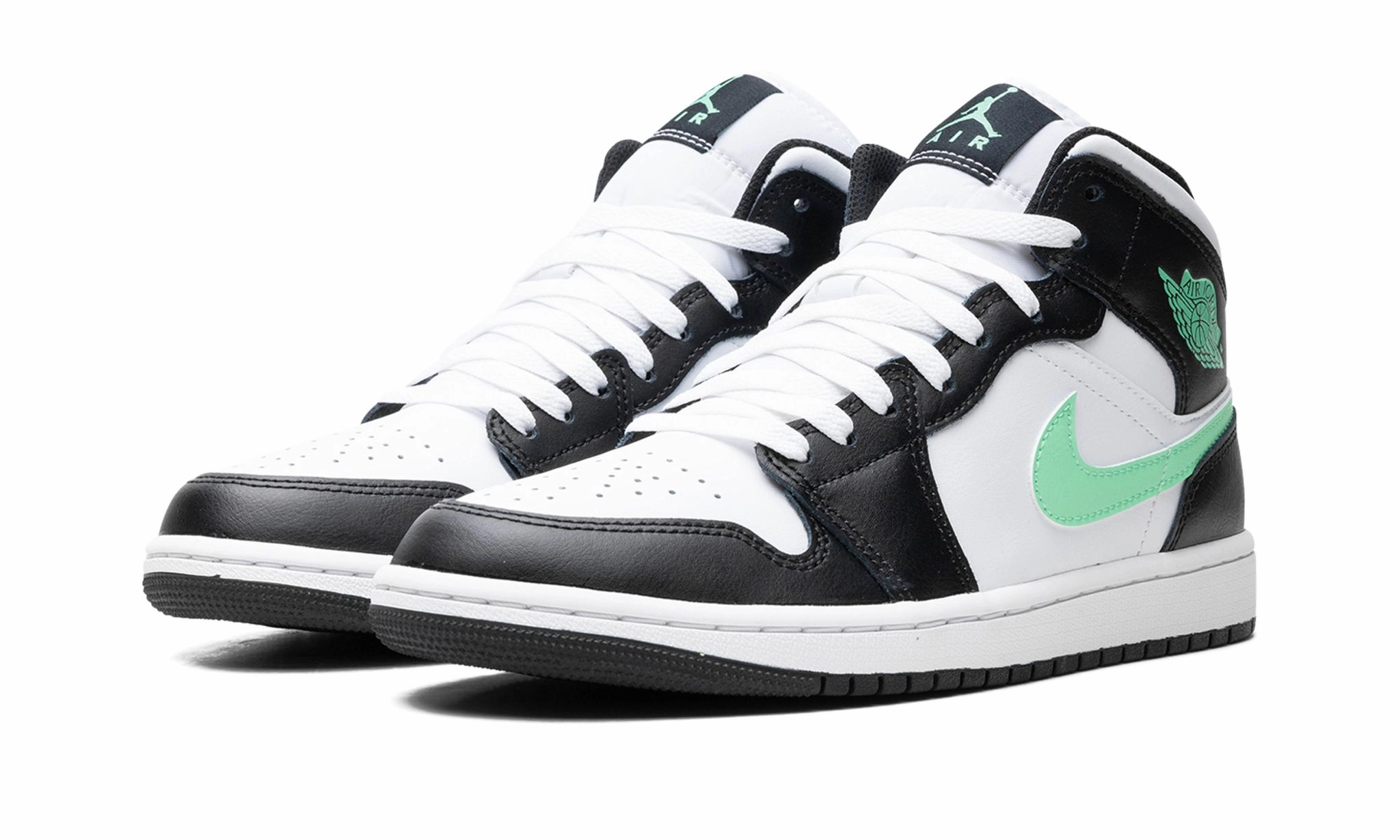 Air Jordan 1 Mid 'Green Glow' Sturdy sole