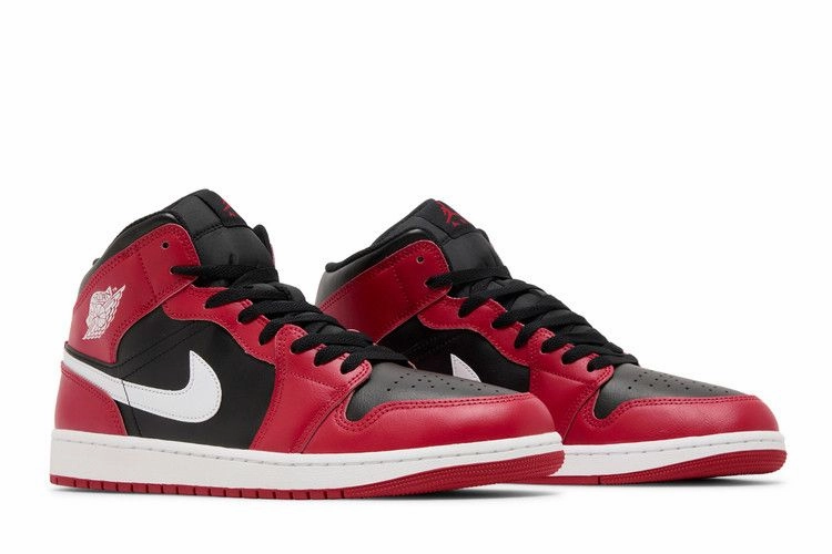 Air Jordan 1 Mid 'Gym Red Black White' Every Step Comfort