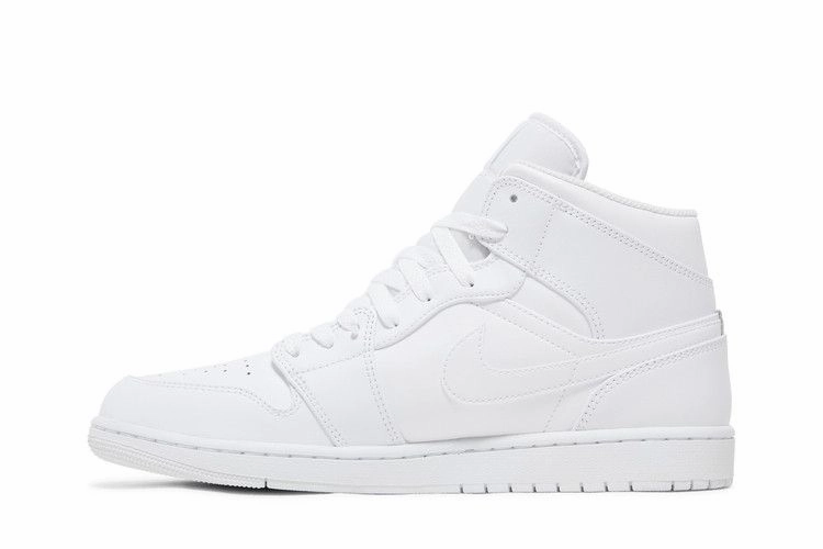 Air Jordan 1 Mid 'Triple White' All-day arch