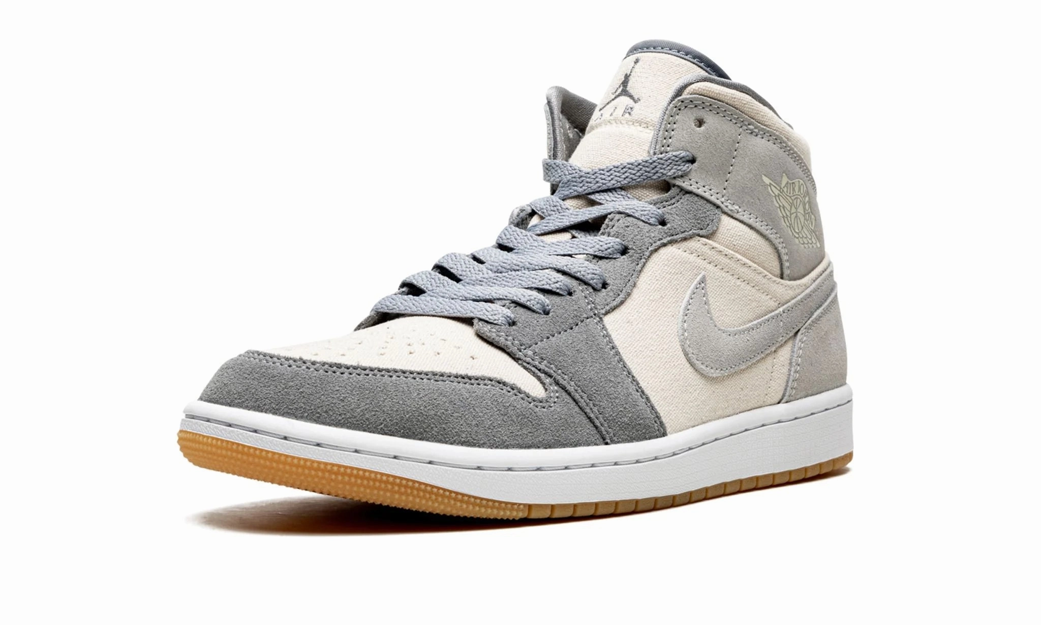 Air Jordan 1 Mid Coconut Milk Particle Grey All-Day Flexibility