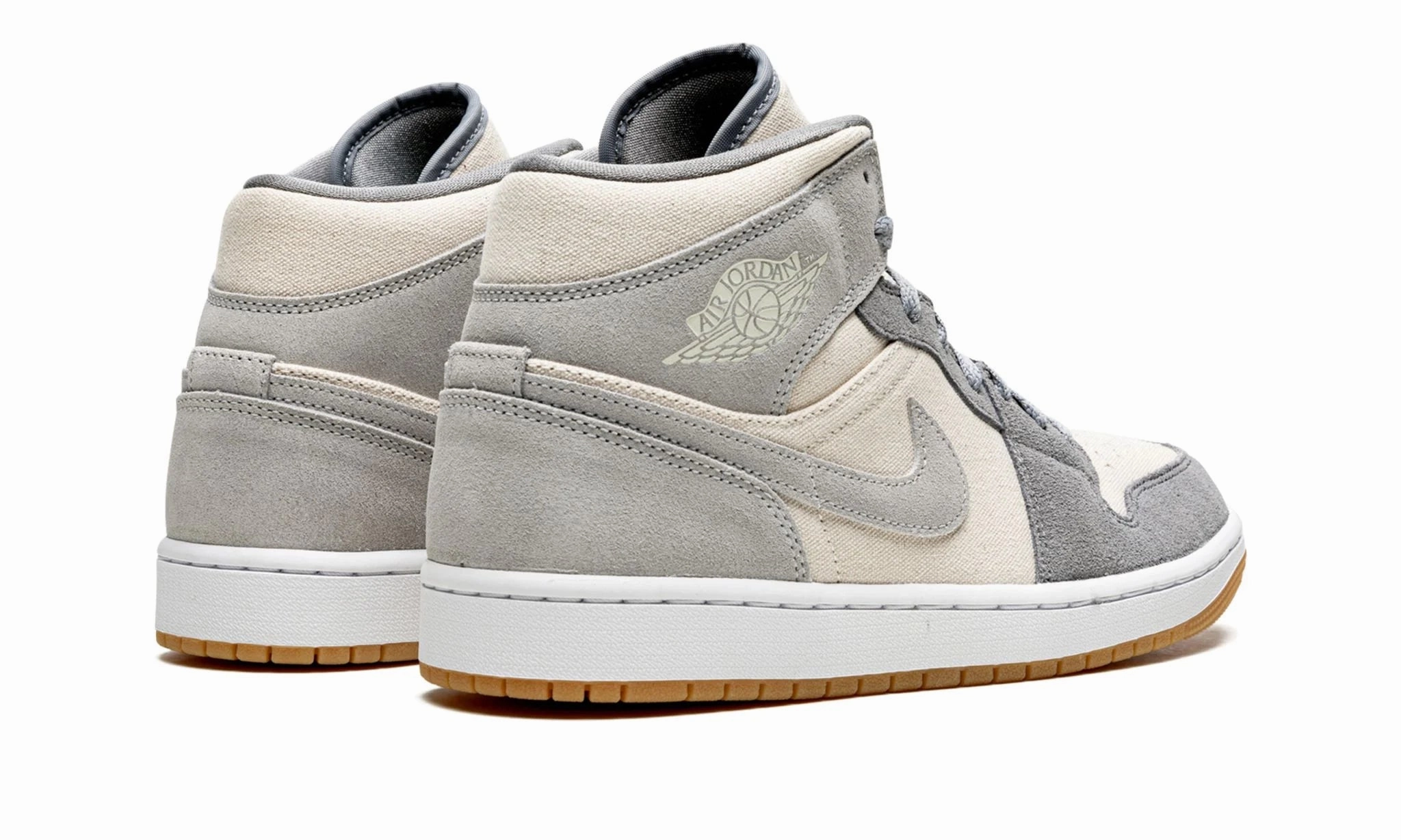 Air Jordan 1 Mid Coconut Milk Particle Grey All-Day Flexibility