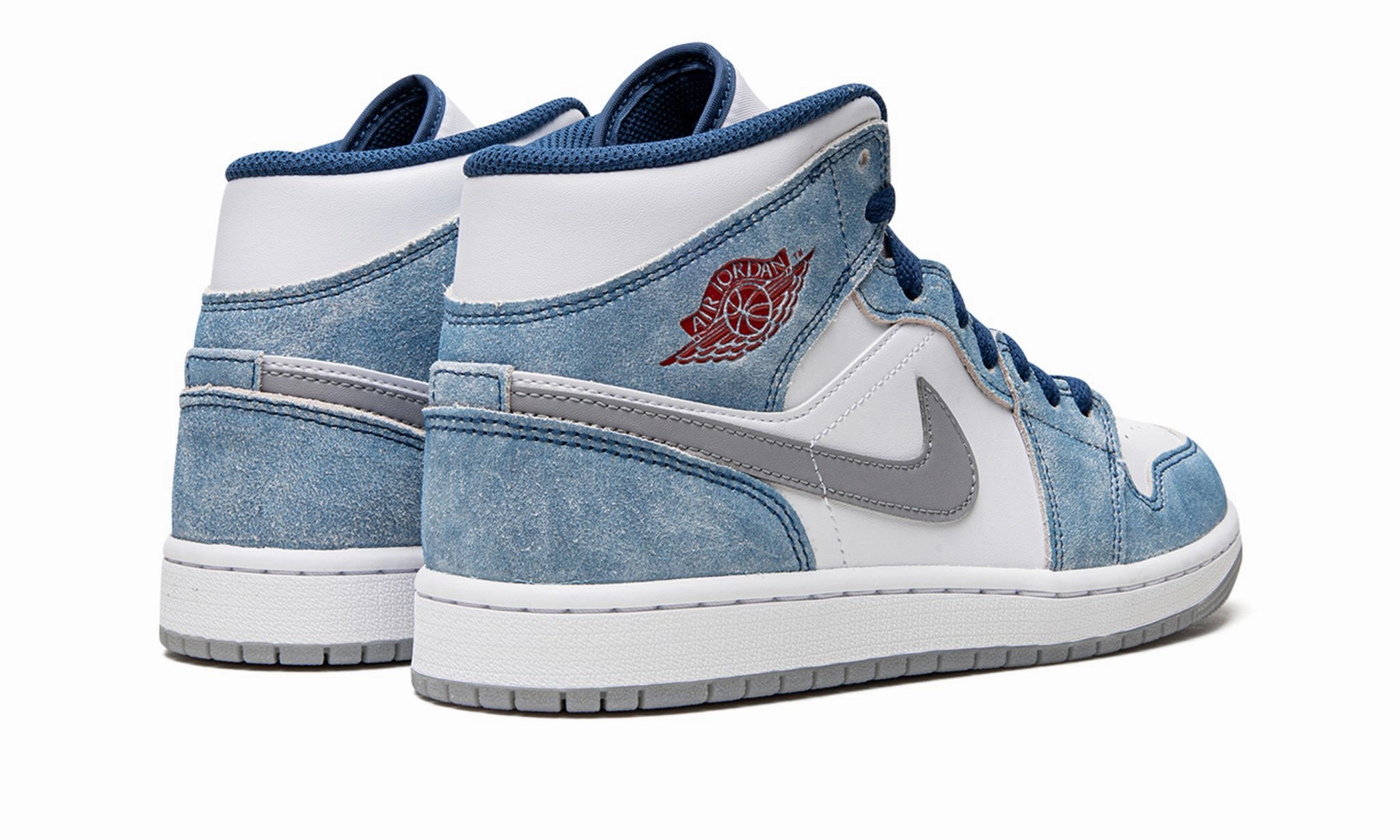 Air Jordan 1 Mid French Blue Structured sole