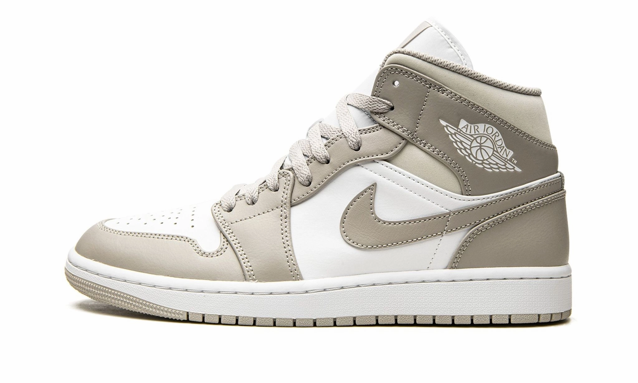 Air Jordan 1 Mid Linen Cushioned durability Luxe sole