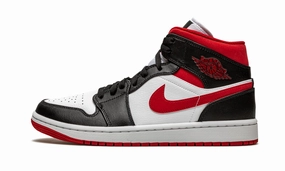 Air Jordan 1 Mid Metallic Red Sport Mode Sleek Look