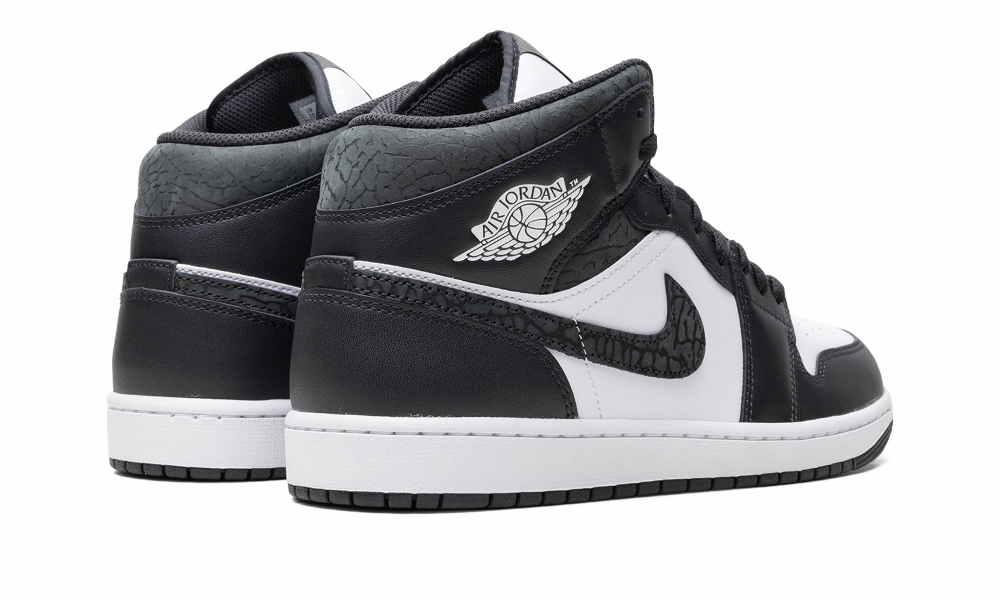 Air Jordan 1 Mid Panda Off Noir Feather Ride
