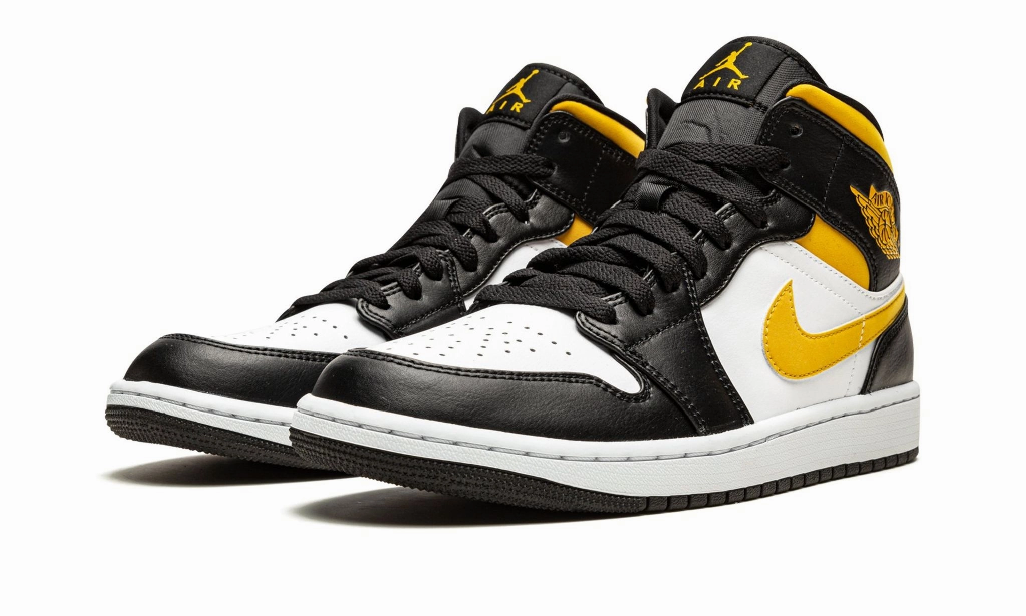 Air Jordan 1 Mid Pollen Enhanced silhouette