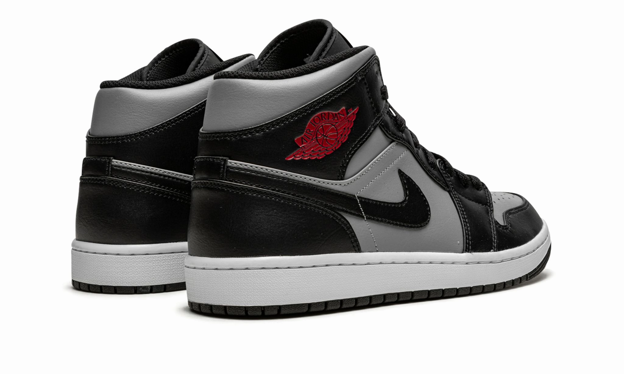 Air Jordan 1 Mid Shadow Red All-weather flair