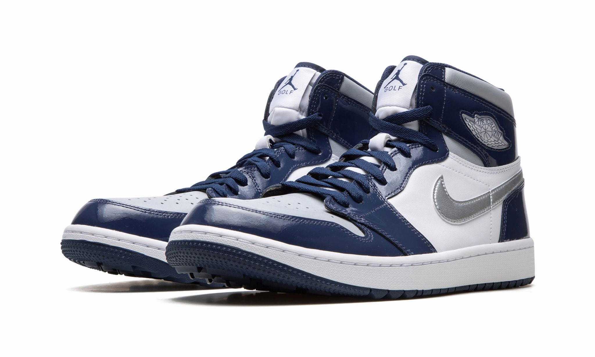 Air Jordan 1 Retro High Golf Patent Midnight Navy Soft Motion Glide