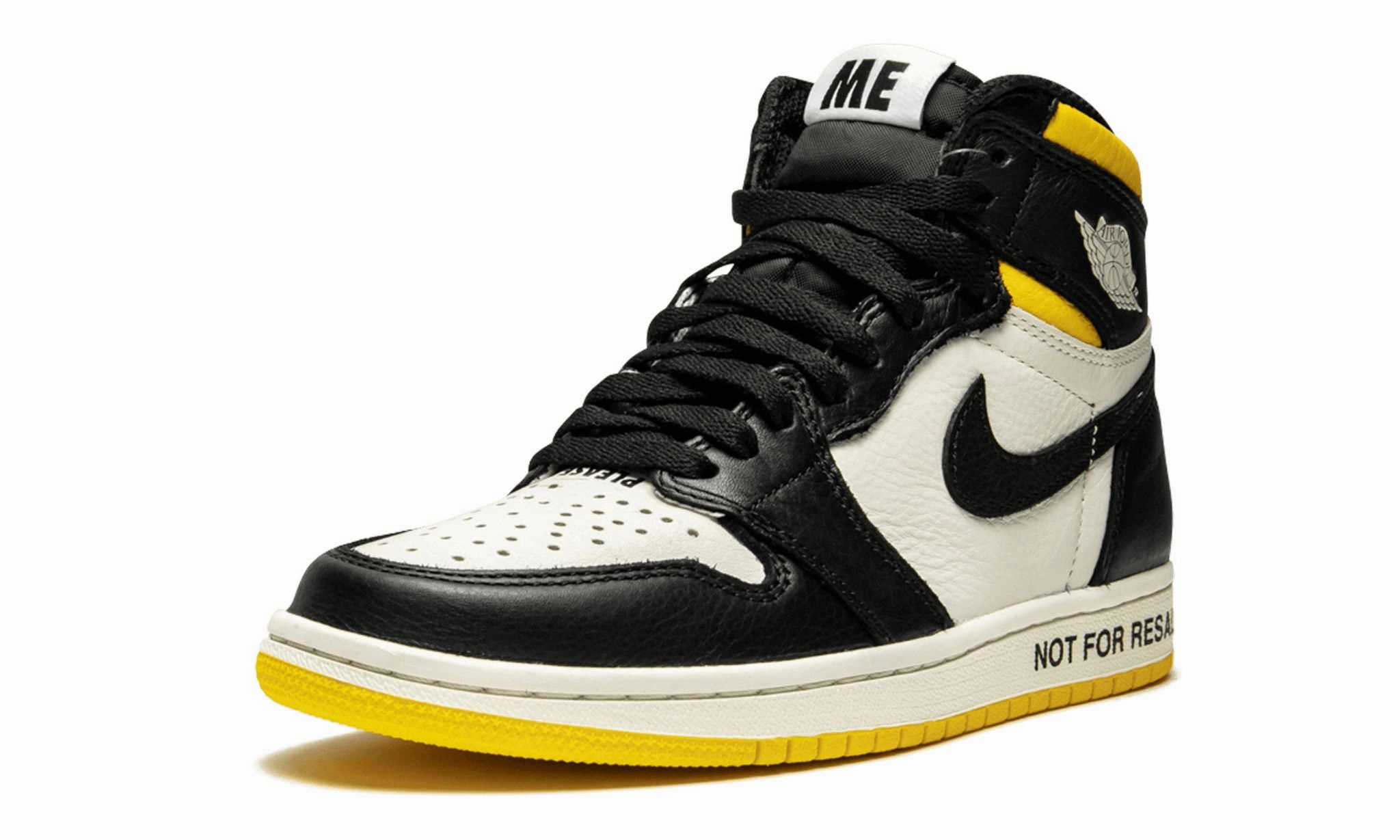 Air Jordan 1 Retro High OG NRG Not For Resale Varsity Maize Soft Arch Layer