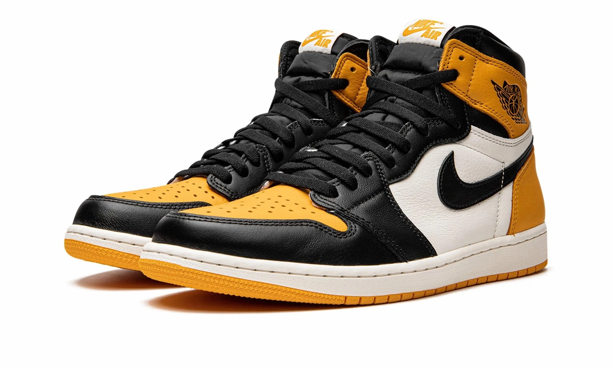 Air Jordan 1 Retro High OG Taxi/Yellow Toe Soft Materials