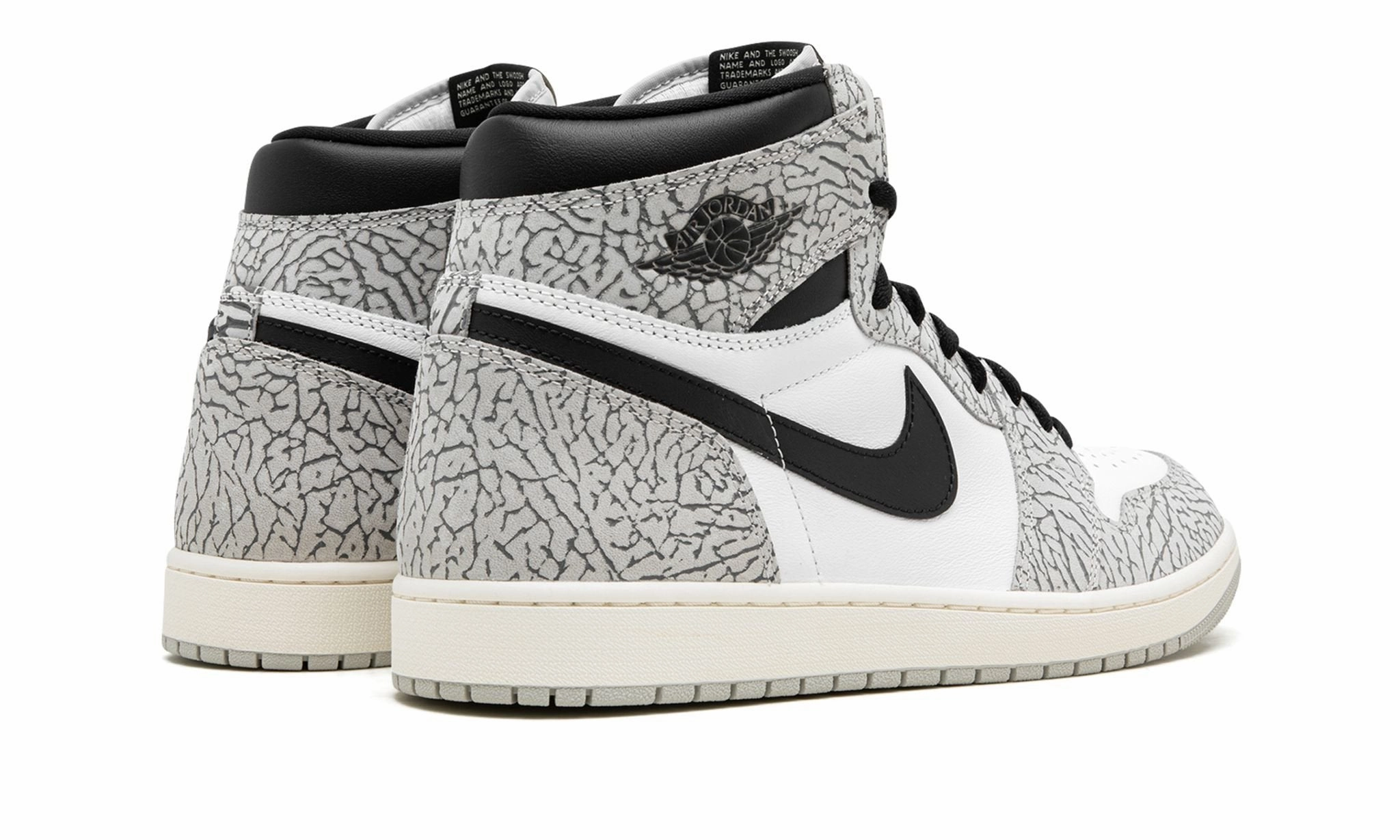 Air Jordan 1 Retro High White Cement Trend Breeze