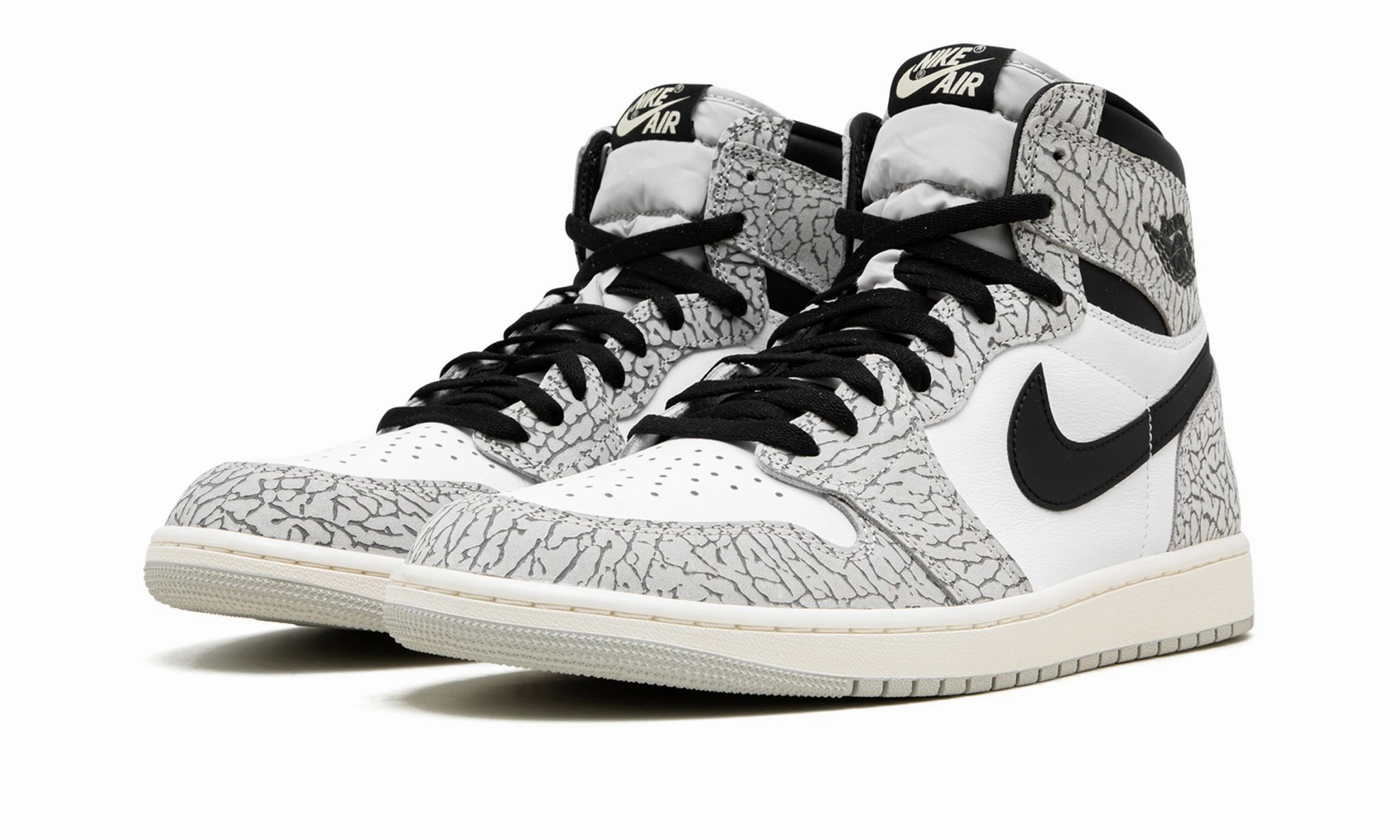 Air Jordan 1 Retro High White Cement Trend Breeze
