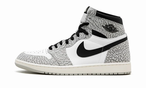 Day-Long Wear Stone Walk Air Jordan 1 Retro High White Cement