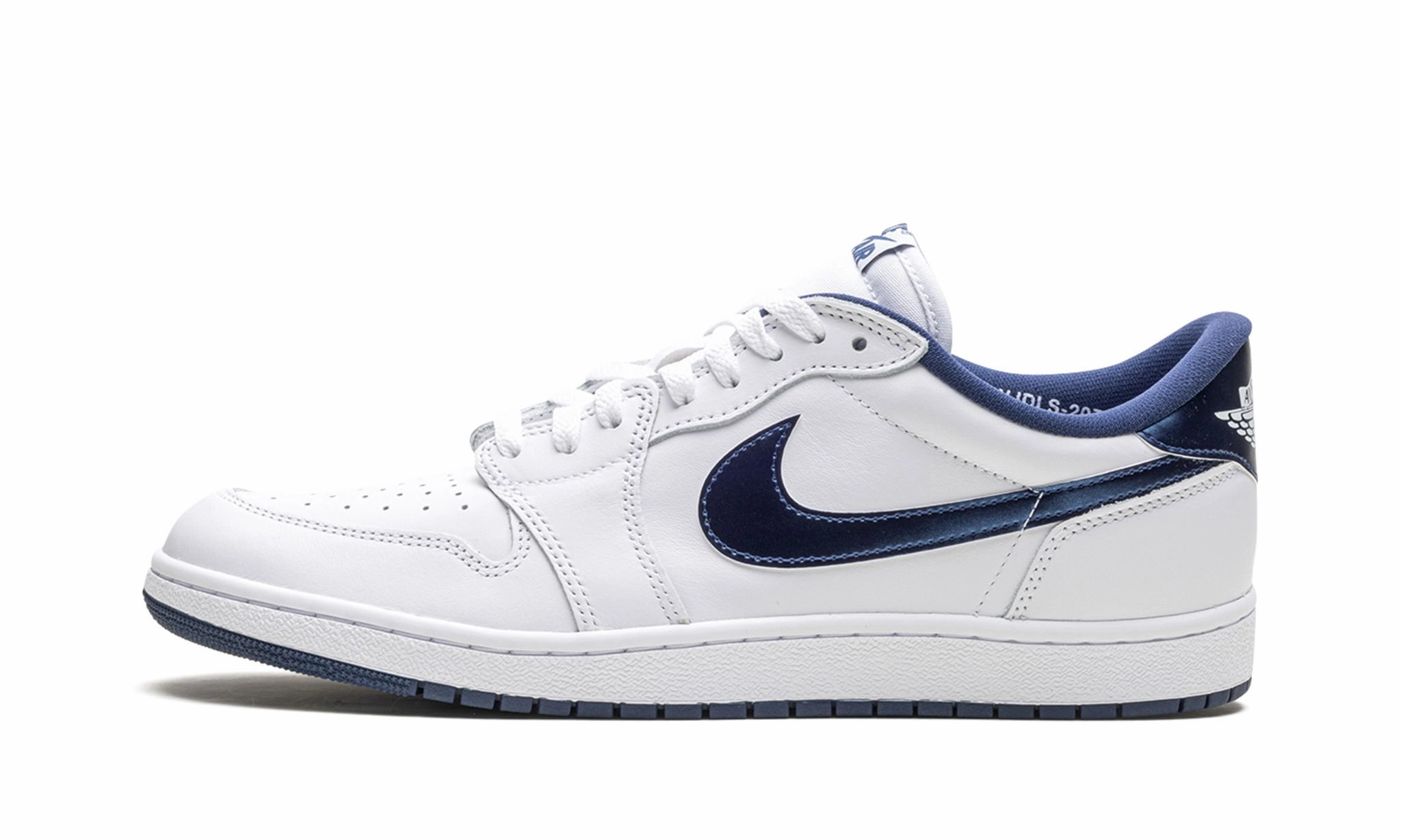 Air Jordan 1 Retro Low '85 OG 'Metallic Blue' 2024 Premium cushioning Wind Jog