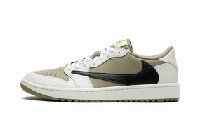 Air Jordan 1 Retro Low Golf x Travis Scott Neutral Olive Active Day