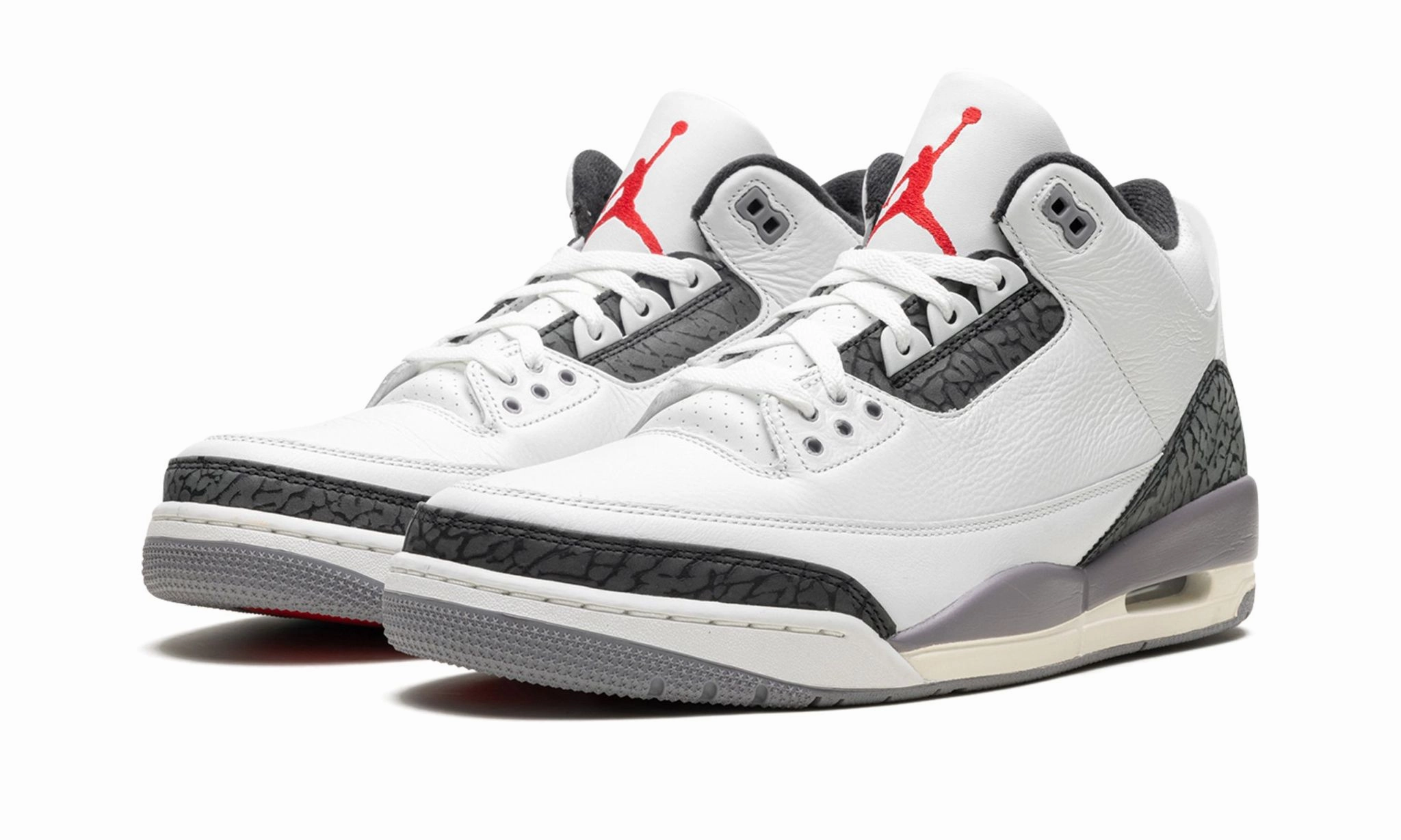 Air Jordan 3 Retro 'Cement Grey' Soft coating